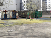 Container vom Wohnheim der Dorotheenstraße 