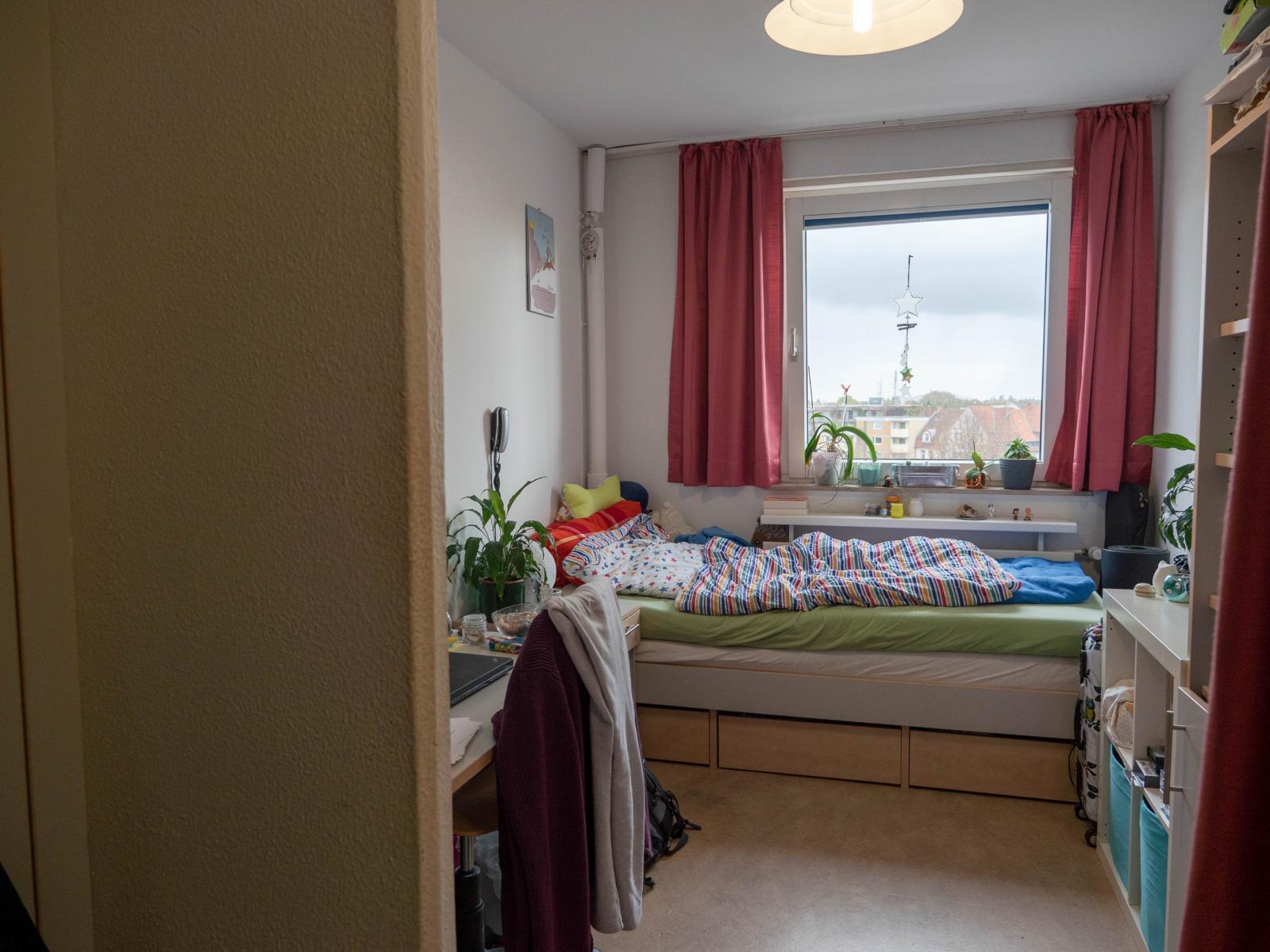 Ein Wohnheim-Zimmer der Dorotheenstraße