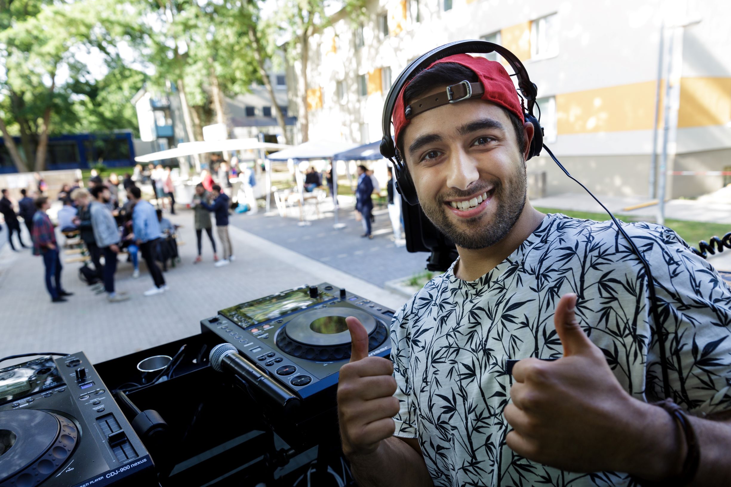 Dj beim Sommerfest